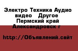 Электро-Техника Аудио-видео - Другое. Пермский край,Александровск г.